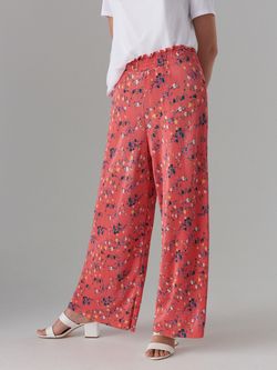 Pantaloni MOHITO Roz cu imprimeu vs333