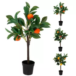 купить Искусственное растение H&S 47508 Orange, Lamie, Măr, 60cm, in ghiveci (în asort.) в Кишинёве 