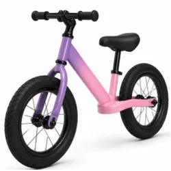 купить Велосипед New World LZ-008-14 Bicicleta fara pedale cu ghidon negru, roz, 2437D в Кишинёве 