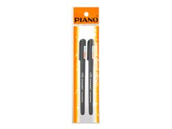 Набор ручек шариковых PS-001 soft ink,1mm, 2шт, черных
