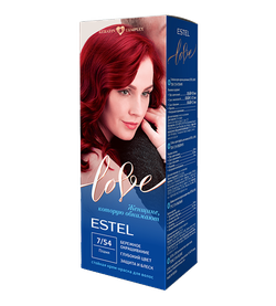 Vopsea p/u păr, ESTEL Love, 100 ml., 7/54 - Flacără