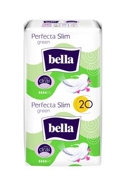 Absorbante zile critice Bella Perfecta Slim Green, 20 buc.