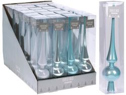 Верхушка елочная 28сm "Whisper blue", пластик, 4 цвета