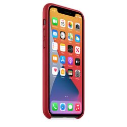Original iPhone 11 Pro Leather Case, (PRODUCT)RED