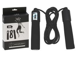 Скакалка со счетчиком XQMAX 2.5m, черная