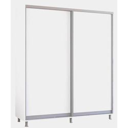 cumpără Dulap Mobildor-Lux Aron-P uși glisante din PAL (200x60x200H cm) Alb Brilliant în Chișinău 