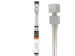 Карниз для штор 210-380cm D16/19mm Luance, серебр/куб