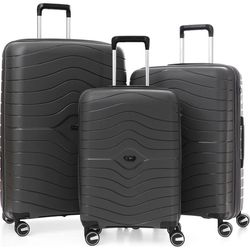 купить Чемодан CCS 5242 Set Antrasite в Кишинёве 