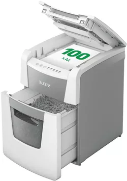 cumpără Distrugător de documente Leitz 80110000 Auto 100 P4, 8-100л, 34л Cross Cut în Chișinău 