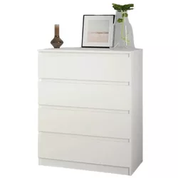 cumpără Comodă MebelStar NEO 4S 80x43x98 White (MBS-1070) în Chișinău 