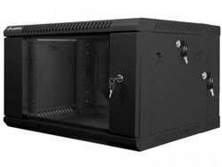 19"  6U Wall Mounted Double Section cabinet, AH6606, 600x500+100x370