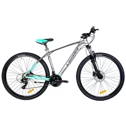 купить Велосипед Crosser X880 29" 17 21S Shimano+Logan Hidraulic Grey/Green N1R6-R3 в Кишинёве 