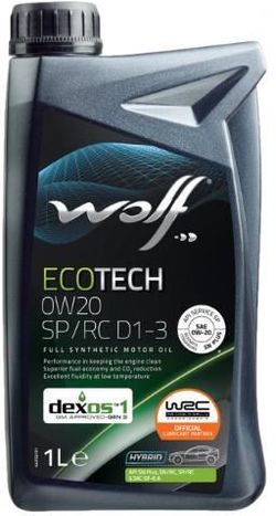 купить Масло Wolf 0W20 OFFTECH IL-D1 1L в Кишинёве 