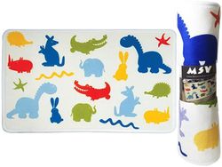 Коврик для ванной комнаты 45X75cm MSV ZOO, микрофибра
