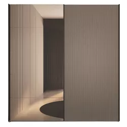 купить Шкаф Bayro Top Line Napoli 2000x2300x580 серый камень, купе (604786) в Кишинёве 