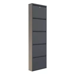 купить Полка для обуви Trendy Locking 5 Piece Metal-Anthracite, 50x169x15cm в Кишинёве 