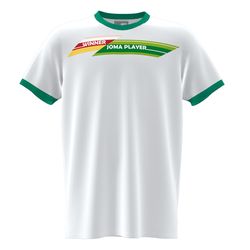 Футболка JOMA - SLEEVE T-SHIRT WHITE GREEN