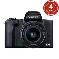 Aparat foto Canon M50 II & 15-45 STM + în rate 4 luni!