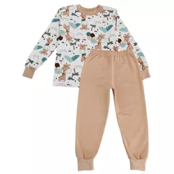 cumpără Haine pentru copii Minikin 2430101110 Пижама р-р110, бежевый, унисекс în Chișinău 