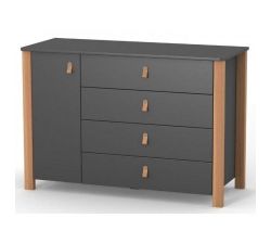 Comoda Veres Monaco (gri inchis)