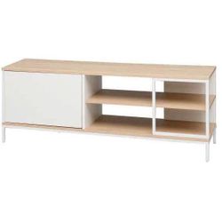 купить Тумба напольная для TV Deco Loreto 120x40x46H Oak/White в Кишинёве 