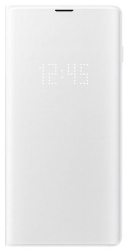 купить Чехол для моб.устройства Samsung EF-NG975 LED View Cover S10+ White в Кишинёве