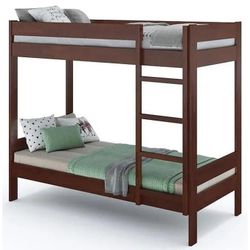 купить Кровать детская Klen DouBLE (90x200, Nuc) fag в Кишинёве 