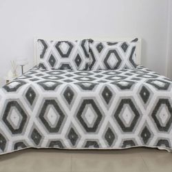 купить Домашний текстиль Relaxe Home 024553 Cuvertura TEP BOHO 220x240cm, Light Grey в Кишинёве 