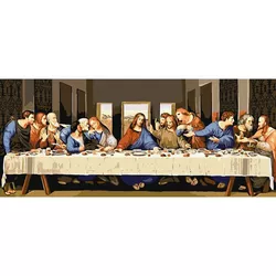 купить Картина по номерам Ideyka (KHO8423) The Last Supper, 30х70 в Кишинёве 