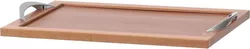 купить Поднос/столик кухонный Arredamenti Italia Drink, дерево, металлические ручки, вишневое дерево в Кишинёве 