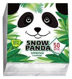 Șervețele de masă PANDA 24*24 2 str. 50 buc. albe, galbene, verde