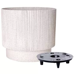 cumpără Ghiveci pentru flori Aleana 128027 Oslo cu insertie d12cm, white rose în Chișinău 