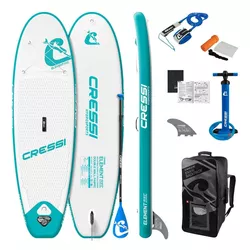 купить Аксессуар для плавания Cressi-Sub Placa gonflabila ELEMENT ALL ROUND ISUP SET White/aquamarine 8.2 (NA000832) в Кишинёве 