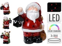 Сувенир LED "Дед Мороз/олень/снеговик с фонарем" 17сm
