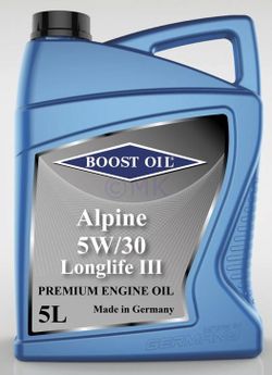 Моторное масло Boost Oil Longlife III 5W-30 - 5 л
