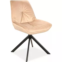 купить Стул Signal Boogie I velvet bej bluvel 28/ met. czar в Кишинёве 