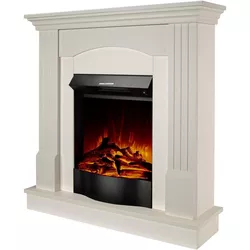 купить Камин электрический ArtFlame Nobira & Corsica, 950x920x240mm, Vanilie в Кишинёве 