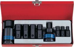 cumpără Set de tubulare, bite, duze King Tony 6411MP набор 3/4" ударных торцевых насадок HEX, 10-32мм, 11 пр. în Chișinău 