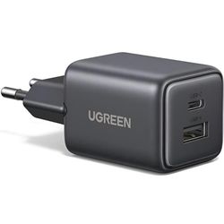 cumpără Încărcător cu fir Ugreen 65737 GaN USB-A, Type-C, 20W QC3.0, X514, Black în Chișinău 