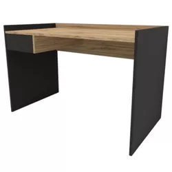 купить Офисный стол Smartex M3 120cm Чёрный/Дуб Тёмный в Кишинёве 