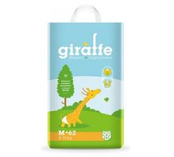 Подгузники Lovular Giraffe M (6-11 kg) 62 шт