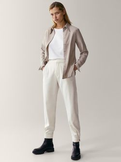 Брюки Massimo Dutti Слоновая кость 5015/916/712