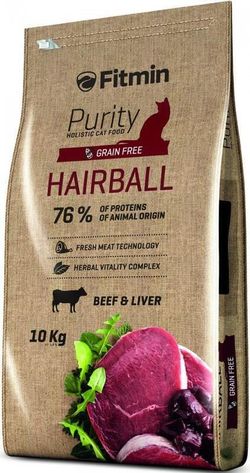 cumpără Hrană pentru animale de companie Fitmin Cat Purity Hairball 10kg în Chișinău 