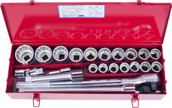 cumpără Set de unelte de mână King Tony 6023MR набор 3/4" торцевых головок 12 гран. 21-50мм принадлежностей, 23 пр. în Chișinău 