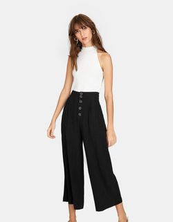 Pantaloni Stradivarius Negru 4566/466/001