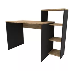 cumpără Masă de birou Smartex (10957) M2 110cm Negru+St.Inchis în Chișinău 