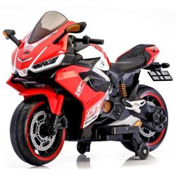 cumpără Mașină electrică pentru copii Richi (56782) Motocicleta rosie pe acumulator pentru copii (011) în Chișinău 