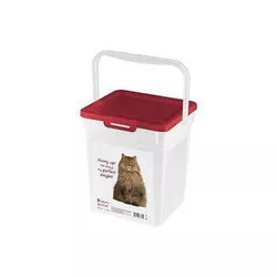 купить Товар для животных Promstore 45485 Контейнер для корма Lucky Pet 8l, 24X21X25cm, кошки в Кишинёве 