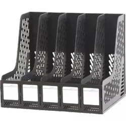 cumpără Suport pentru documente Deli DLE9838-02 Suport documente Quali A4, 5 compart., negru în Chișinău 