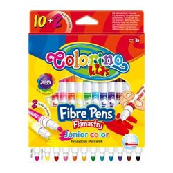 Фломастеры Fibre Pens Junior 12 цв. Colorino